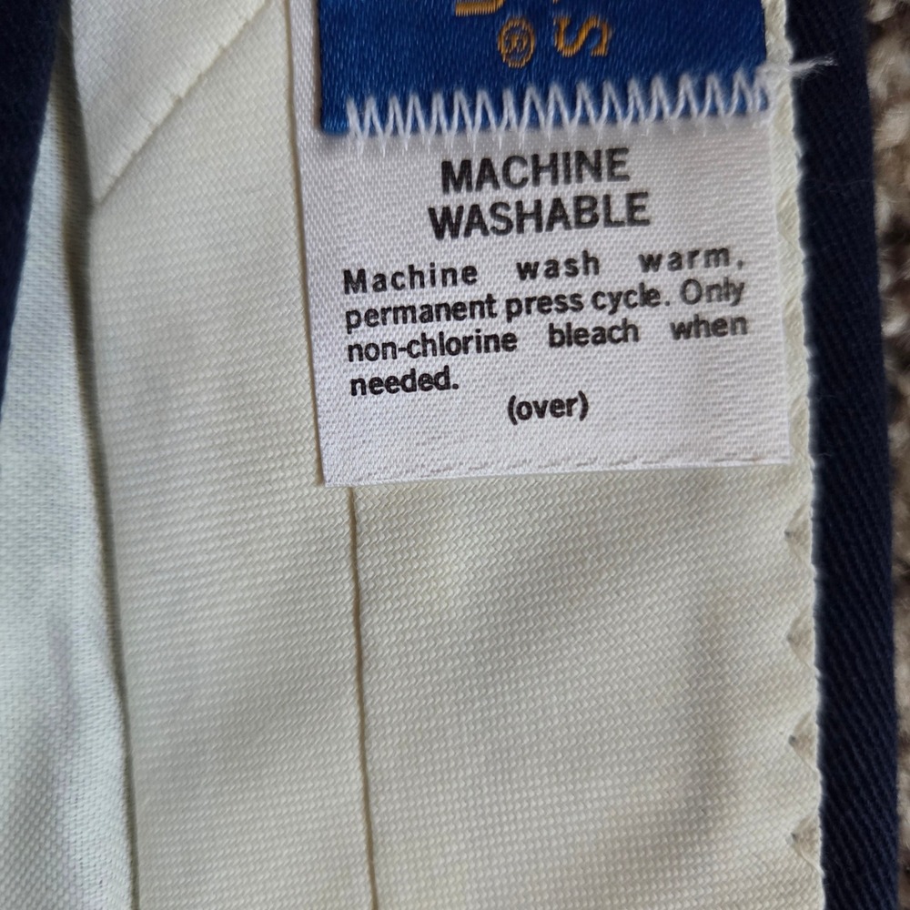 Pendleton Country Traditionals Mens Navy Blue Pleated Cotton Chinos Pants 38 NEW - Picture 4 of 8